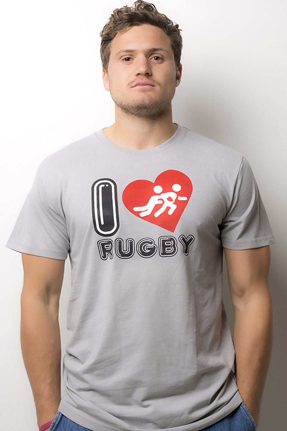 T-Shirt I Love Rugby Heart