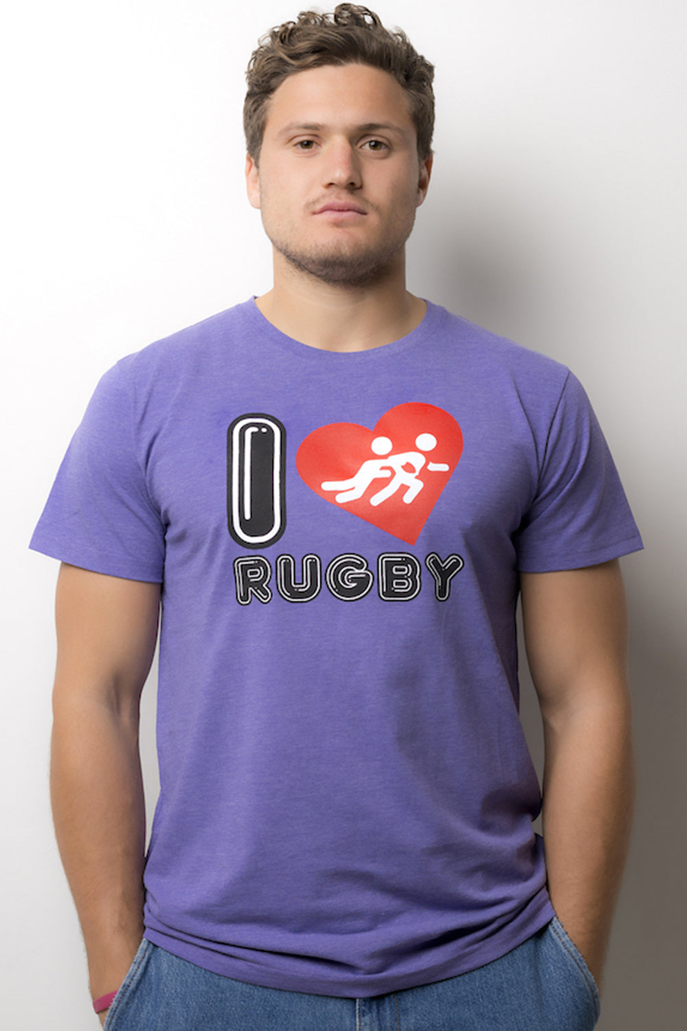 T-Shirt I Love Rugby Heart
