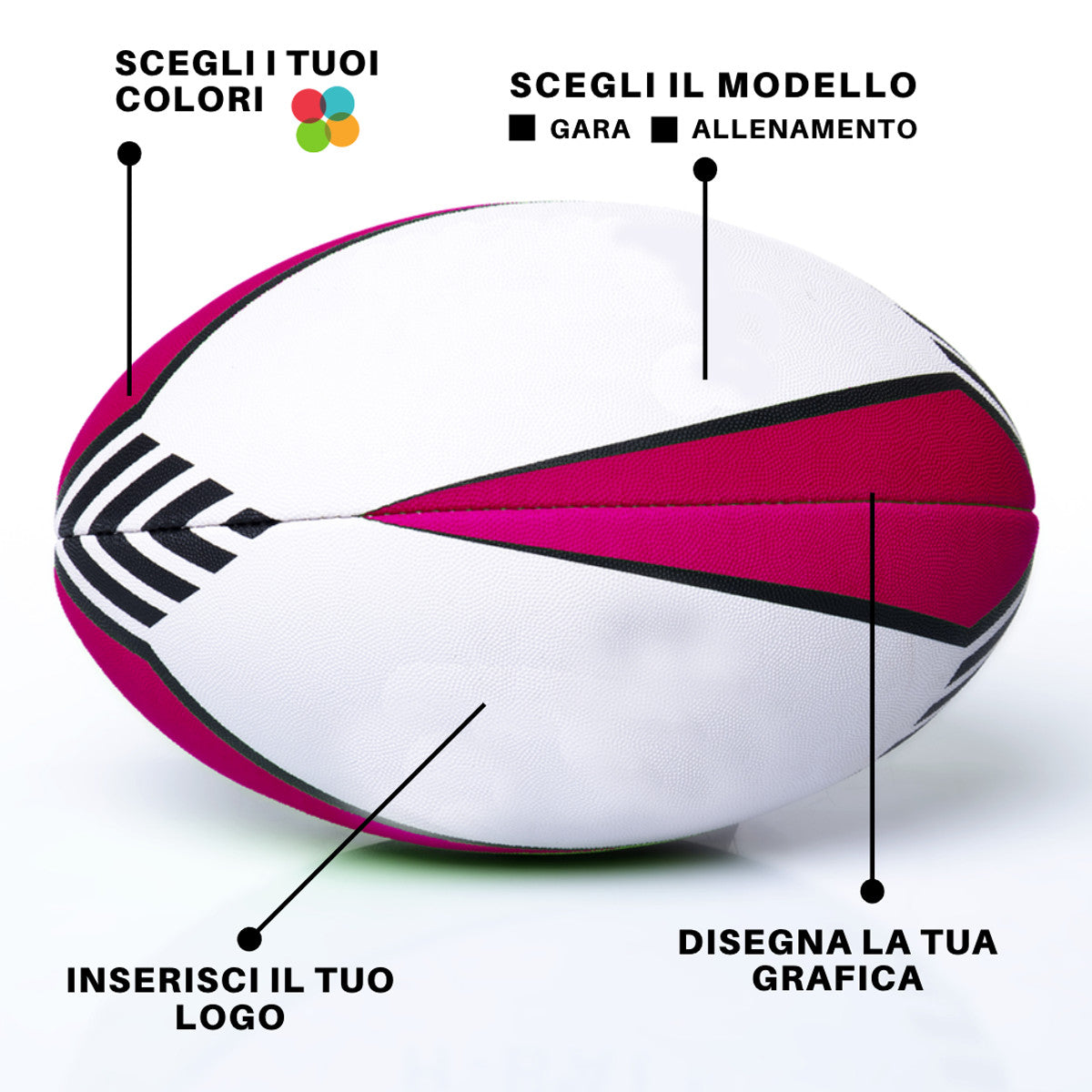 Pallone personalizzato Tutte le misure