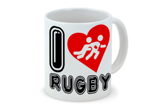Tazza Colazione I Love Rugby